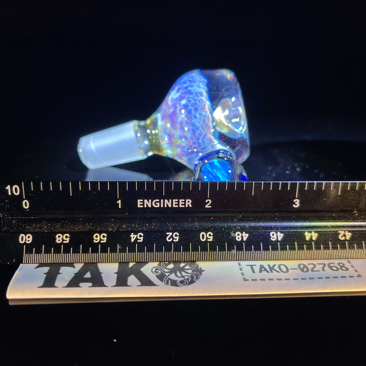 Deep Six Purple Nebula Pull Slide - 14 mm Accessory Tako Glass   