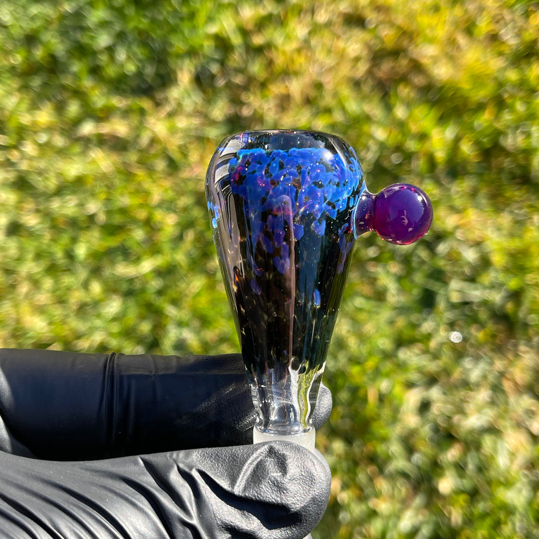 14 mm Purple Nebula Pull Slide Accessory Tako Glass   