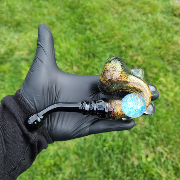 Super Sick Bronze Dichro Sherlock Glass Pipe TG   