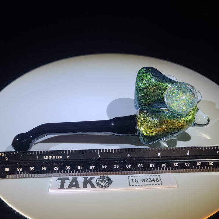 Super Sick Green Dichro Sherlock Glass Pipe TG   