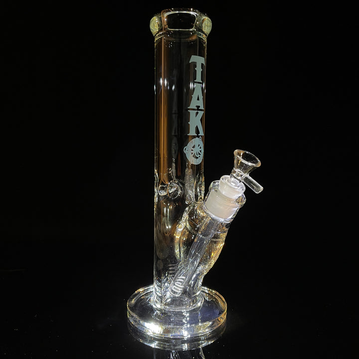 9mm Chunky Straight Bong 12" Glass Pipe TG   
