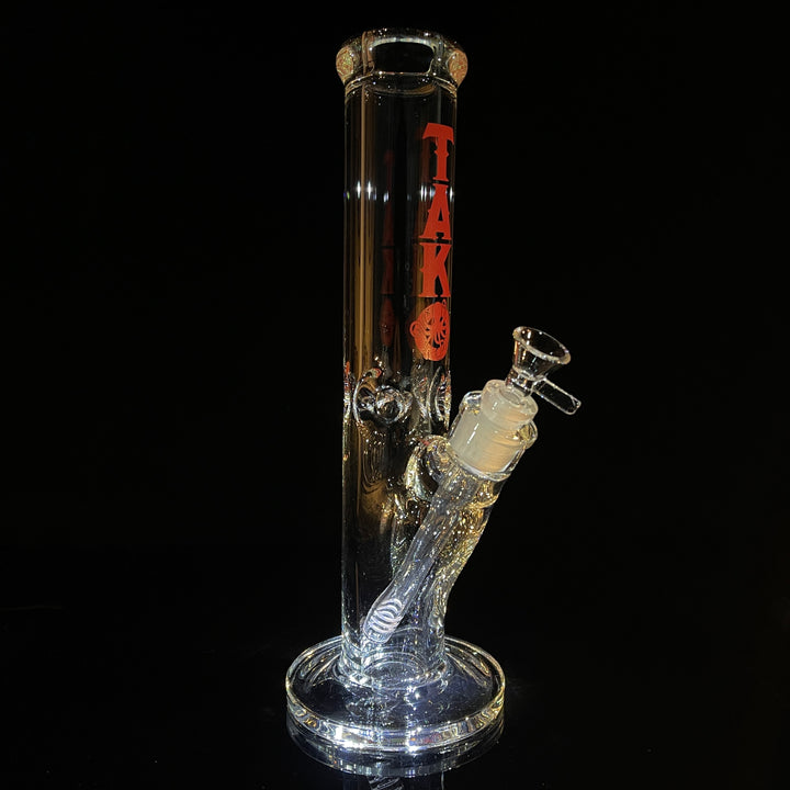 9mm Chunky Straight Bong 12" Glass Pipe TG   