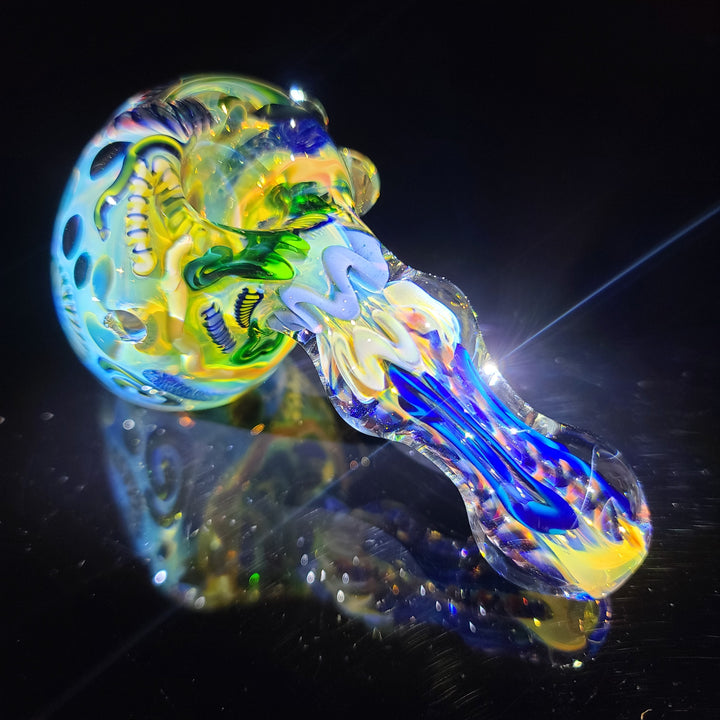 Droopy Inside Out Hammer Glass Pipe Tiny Mike   