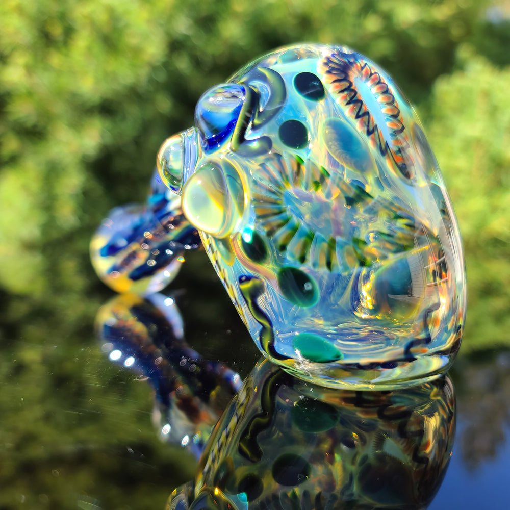 Droopy Inside Out Hammer Glass Pipe Tiny Mike   