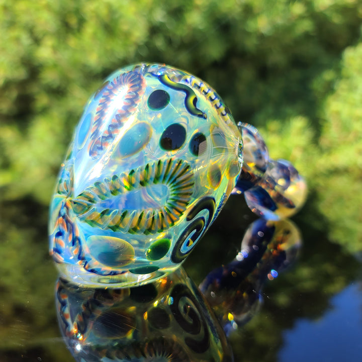 Droopy Inside Out Hammer Glass Pipe Tiny Mike   
