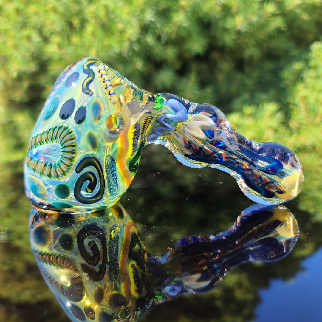 Droopy Inside Out Hammer Glass Pipe Tiny Mike   