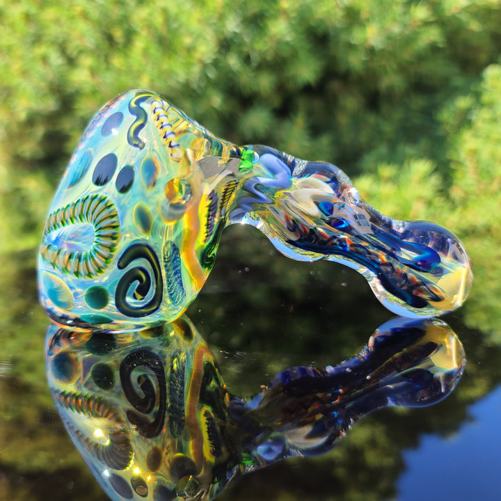 Droopy Inside Out Hammer Glass Pipe Tiny Mike   
