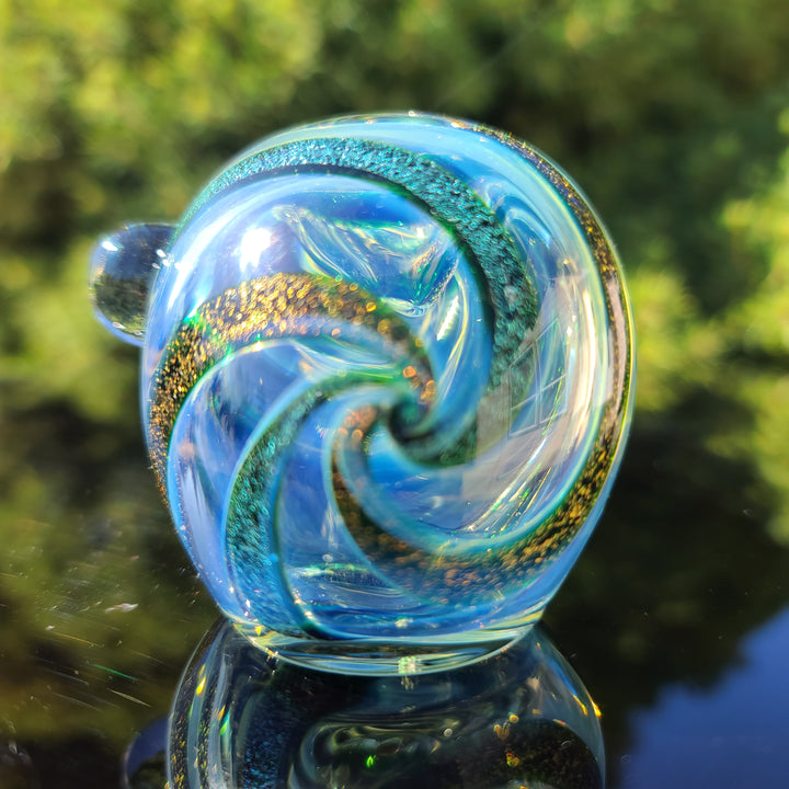 Droopy Dichro Hammer Glass Pipe Tiny Mike   