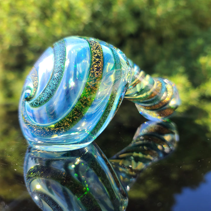Droopy Dichro Hammer Glass Pipe Tiny Mike   