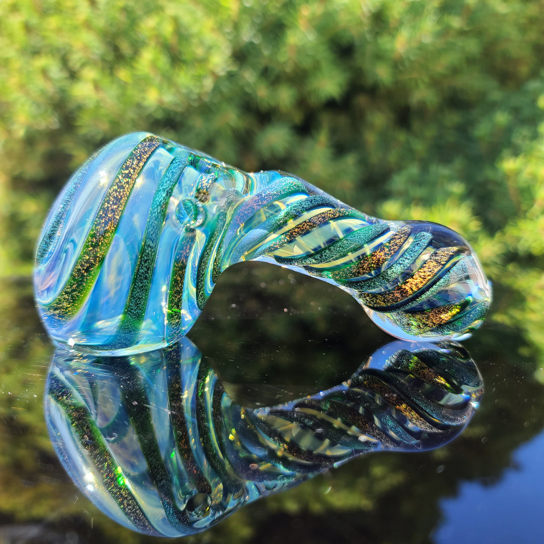 Droopy Dichro Hammer Glass Pipe Tiny Mike   