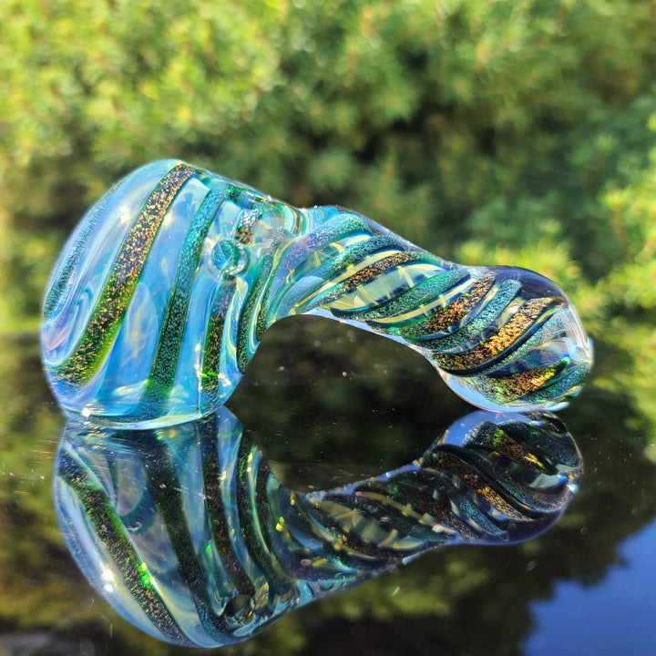 Droopy Dichro Hammer Glass Pipe Tiny Mike   