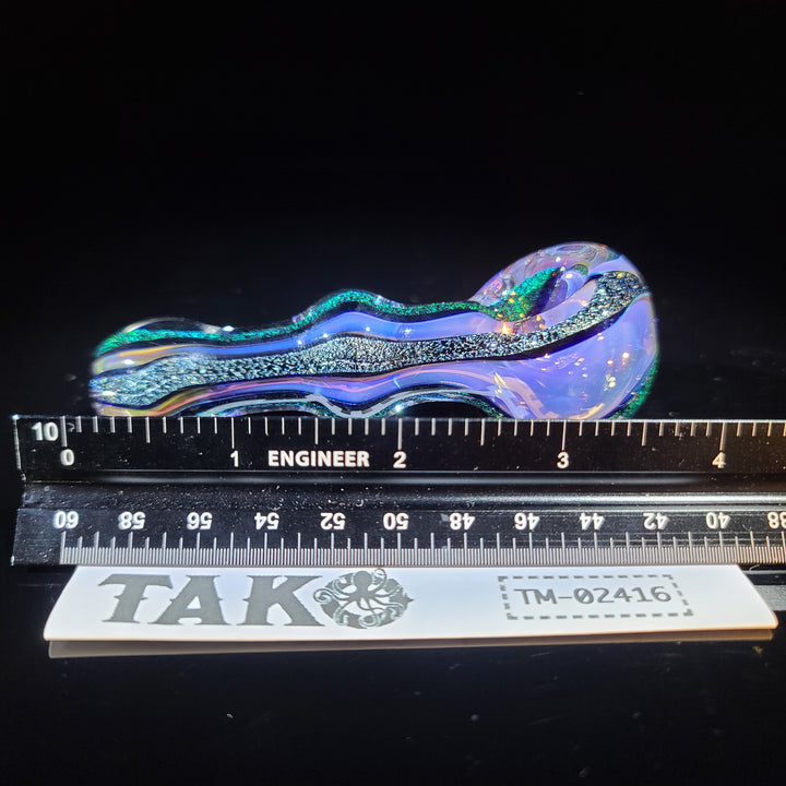 Fumed Dichro Spoon Glass Pipe Tiny Mike   