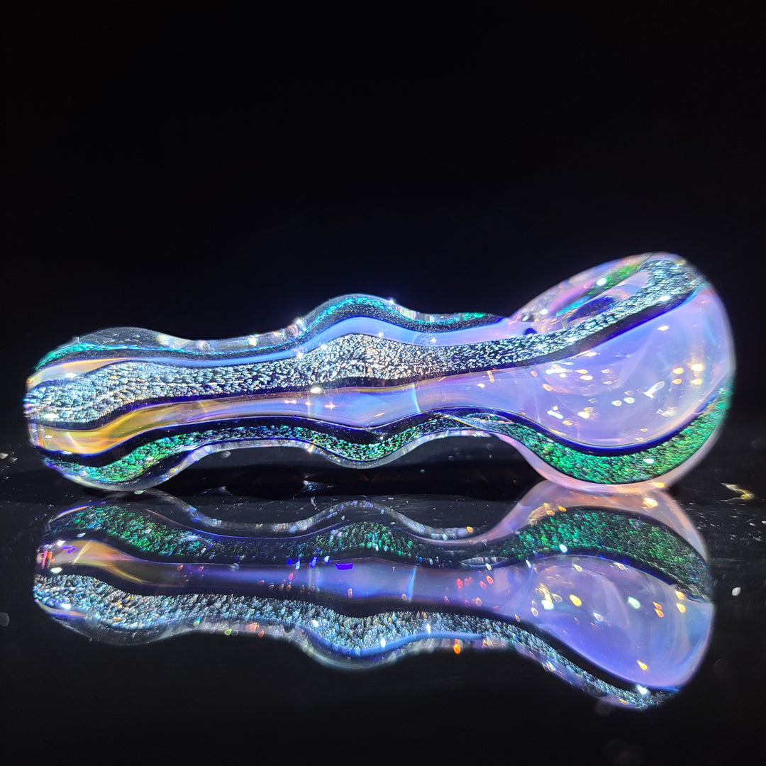 Fumed Dichro Spoon Glass Pipe Tiny Mike   