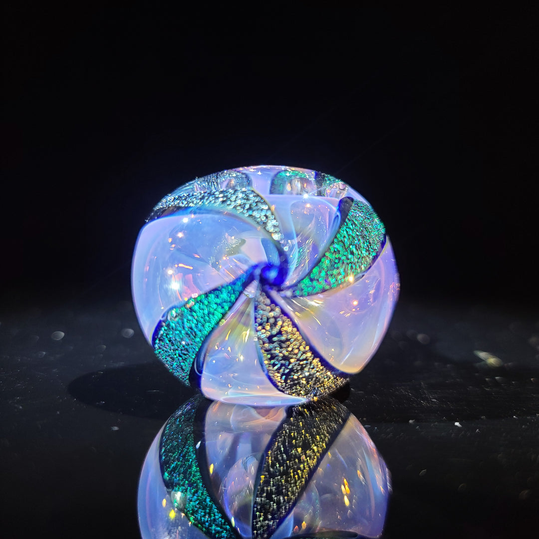 Fumed Dichro Spoon Glass Pipe Tiny Mike   