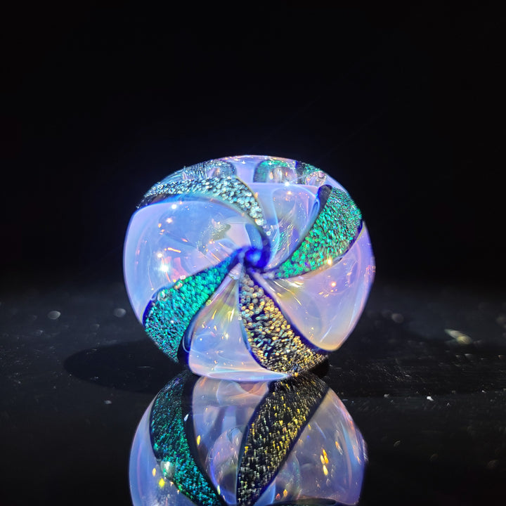 Fumed Dichro Spoon Glass Pipe Tiny Mike   