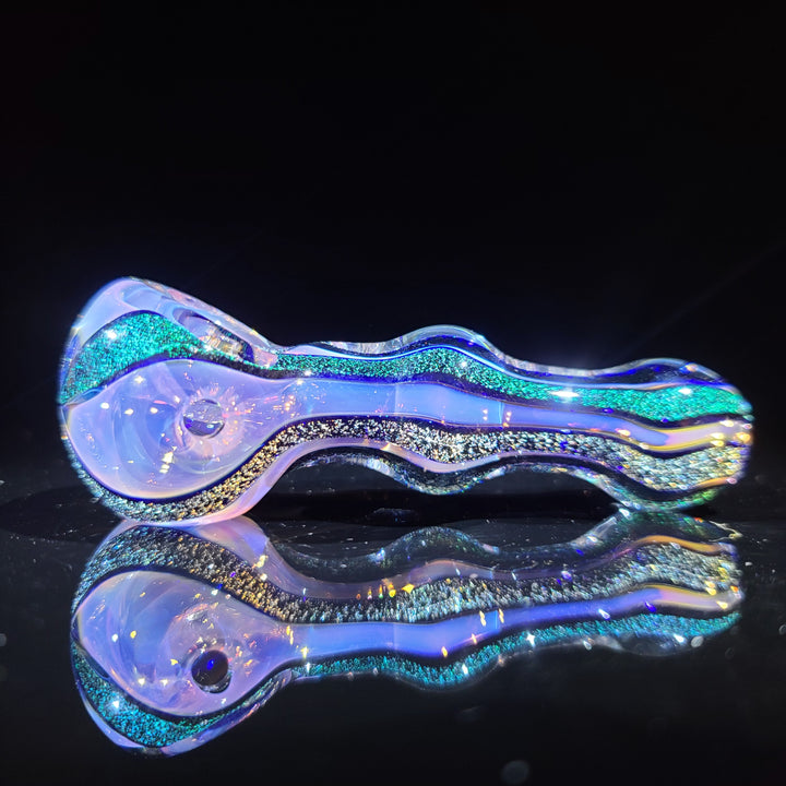 Fumed Dichro Spoon Glass Pipe Tiny Mike   
