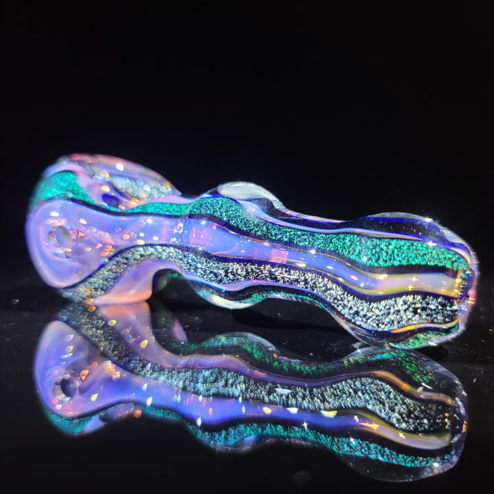 Fumed Dichro Spoon Glass Pipe Tiny Mike   