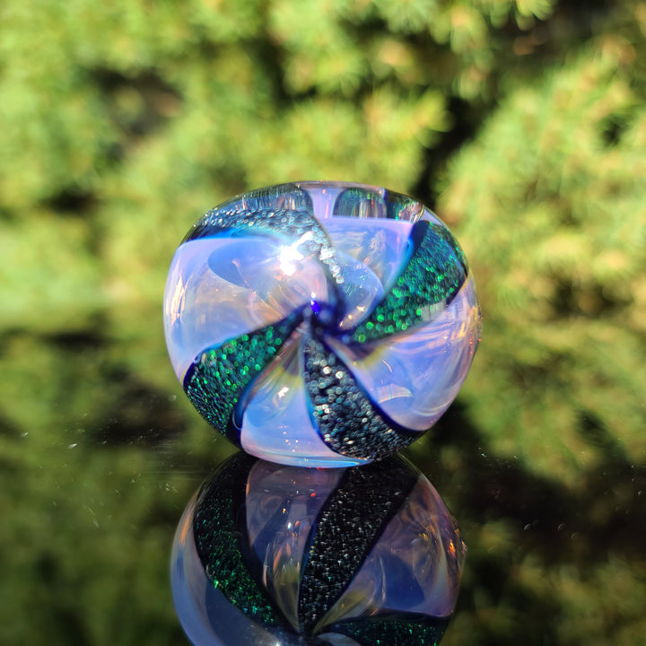Fumed Dichro Spoon Glass Pipe Tiny Mike   