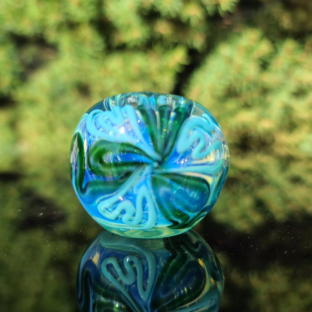 Color Inside Out Spoon Glass Pipe Tiny Mike   
