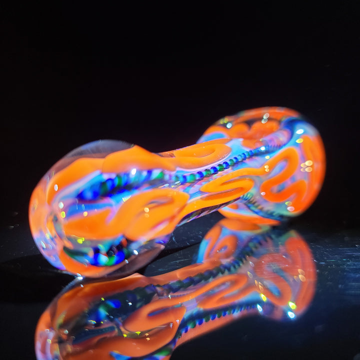 Color Inside Out Spoon Glass Pipe Tiny Mike   