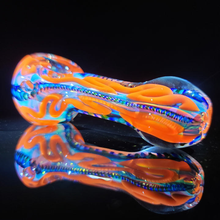Color Inside Out Spoon Glass Pipe Tiny Mike   