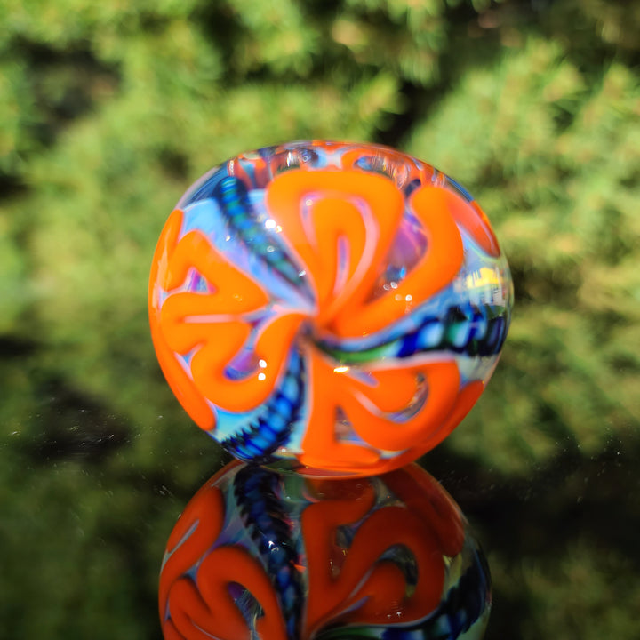 Color Inside Out Spoon Glass Pipe Tiny Mike   