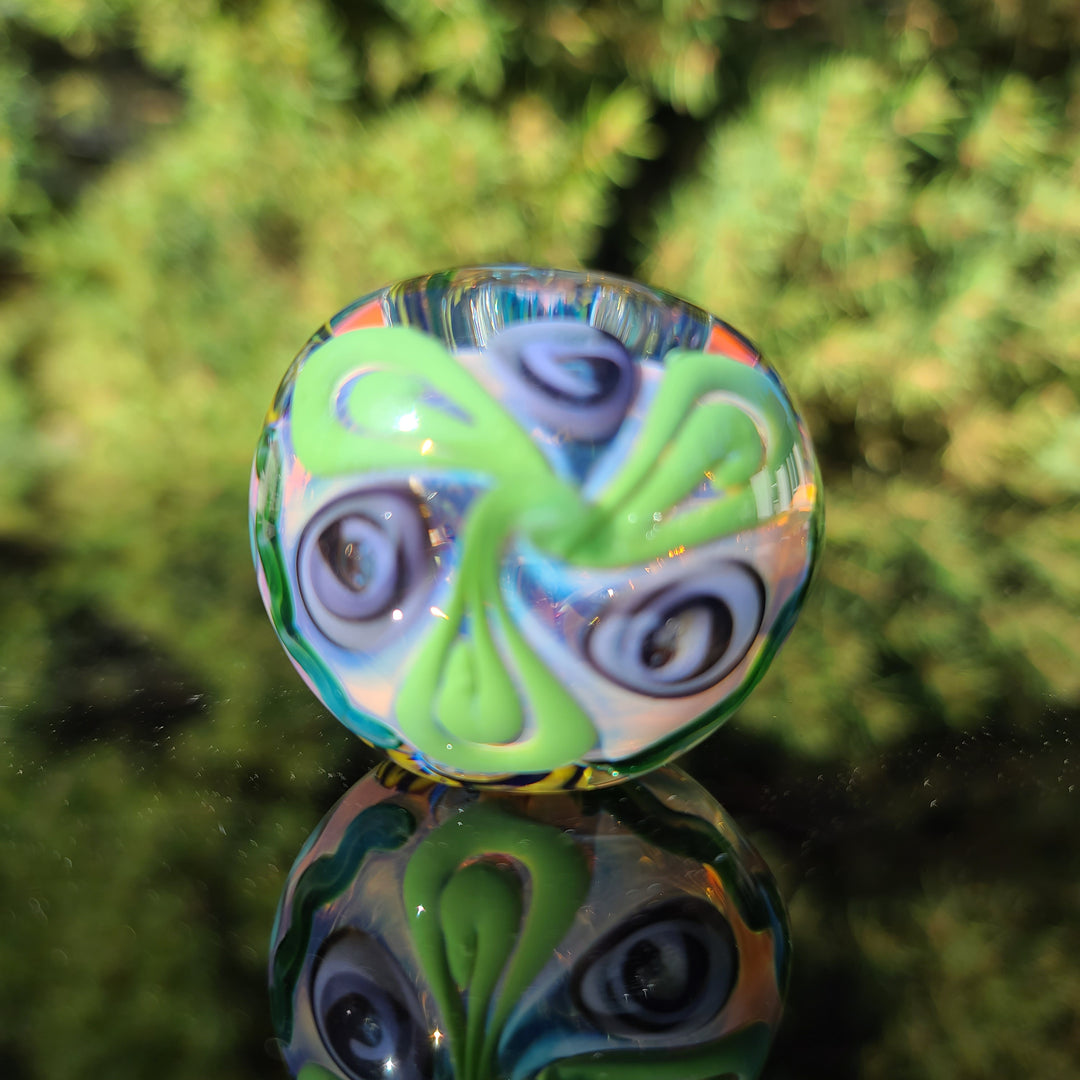 Color Inside Out Spoon Glass Pipe Tiny Mike   