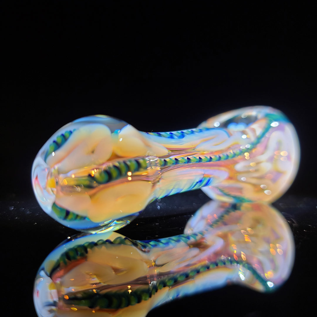 Color Inside Out Spoon Glass Pipe Tiny Mike   