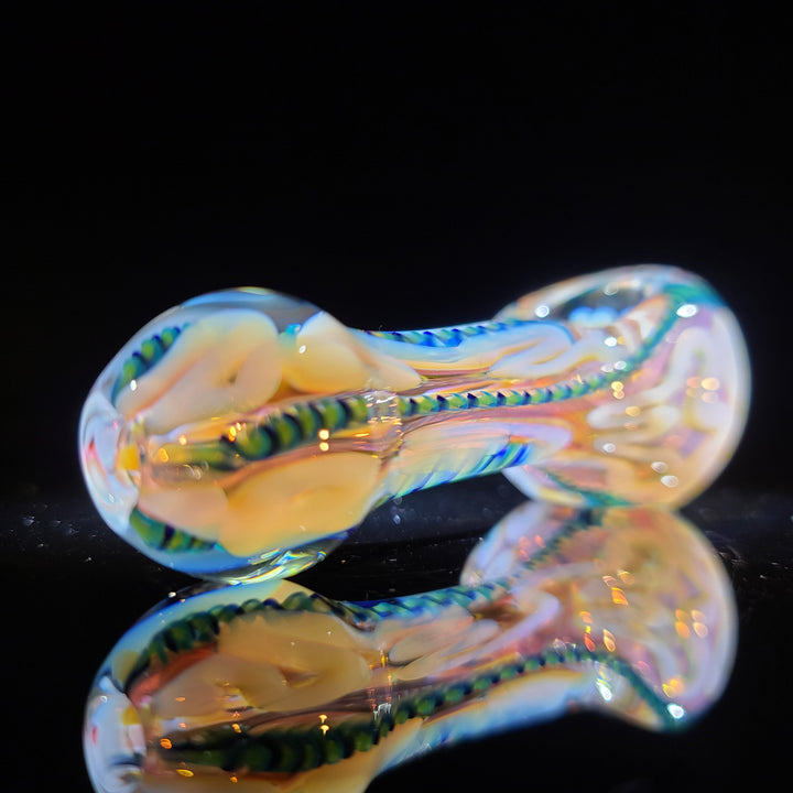 Color Inside Out Spoon Glass Pipe Tiny Mike   