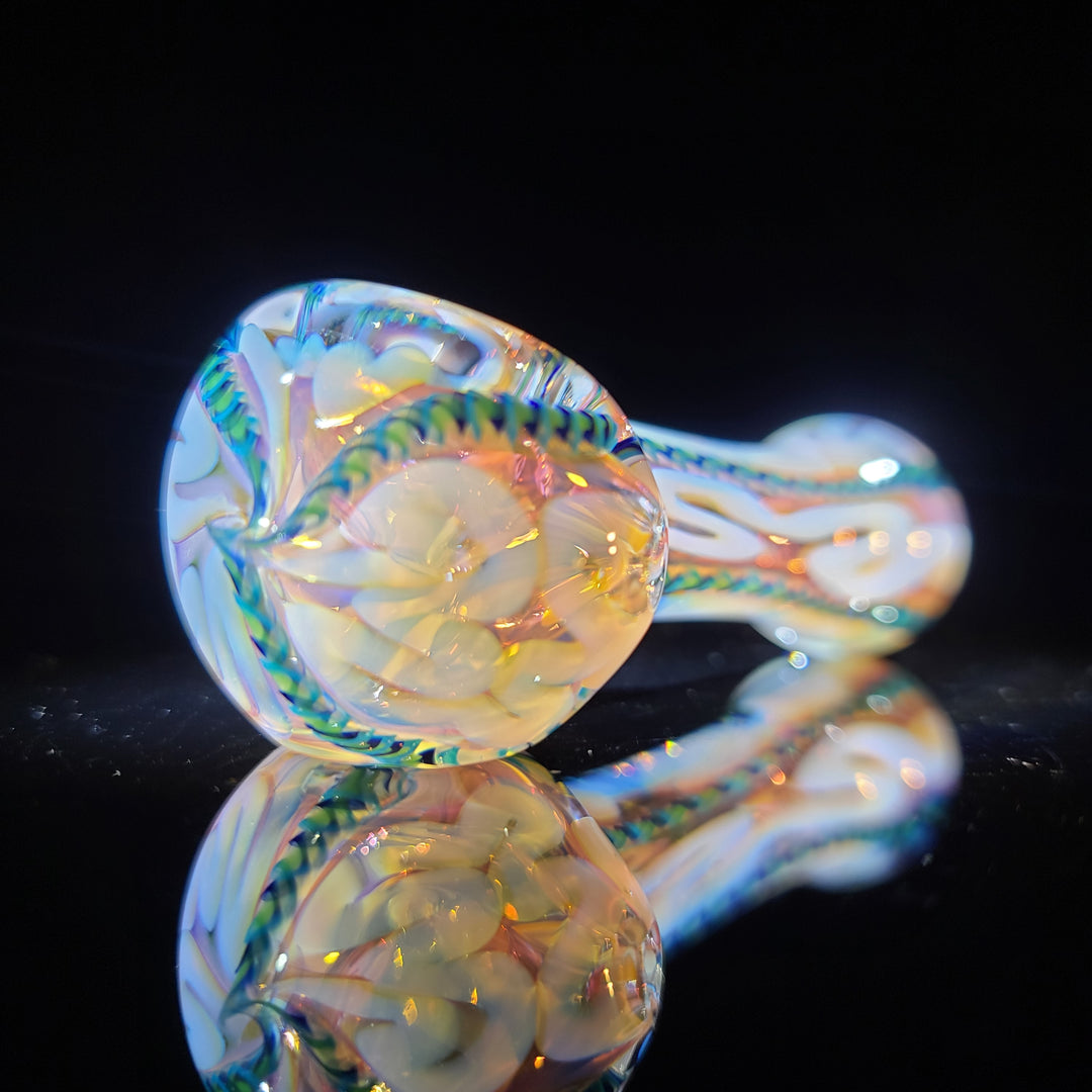 Color Inside Out Spoon Glass Pipe Tiny Mike   