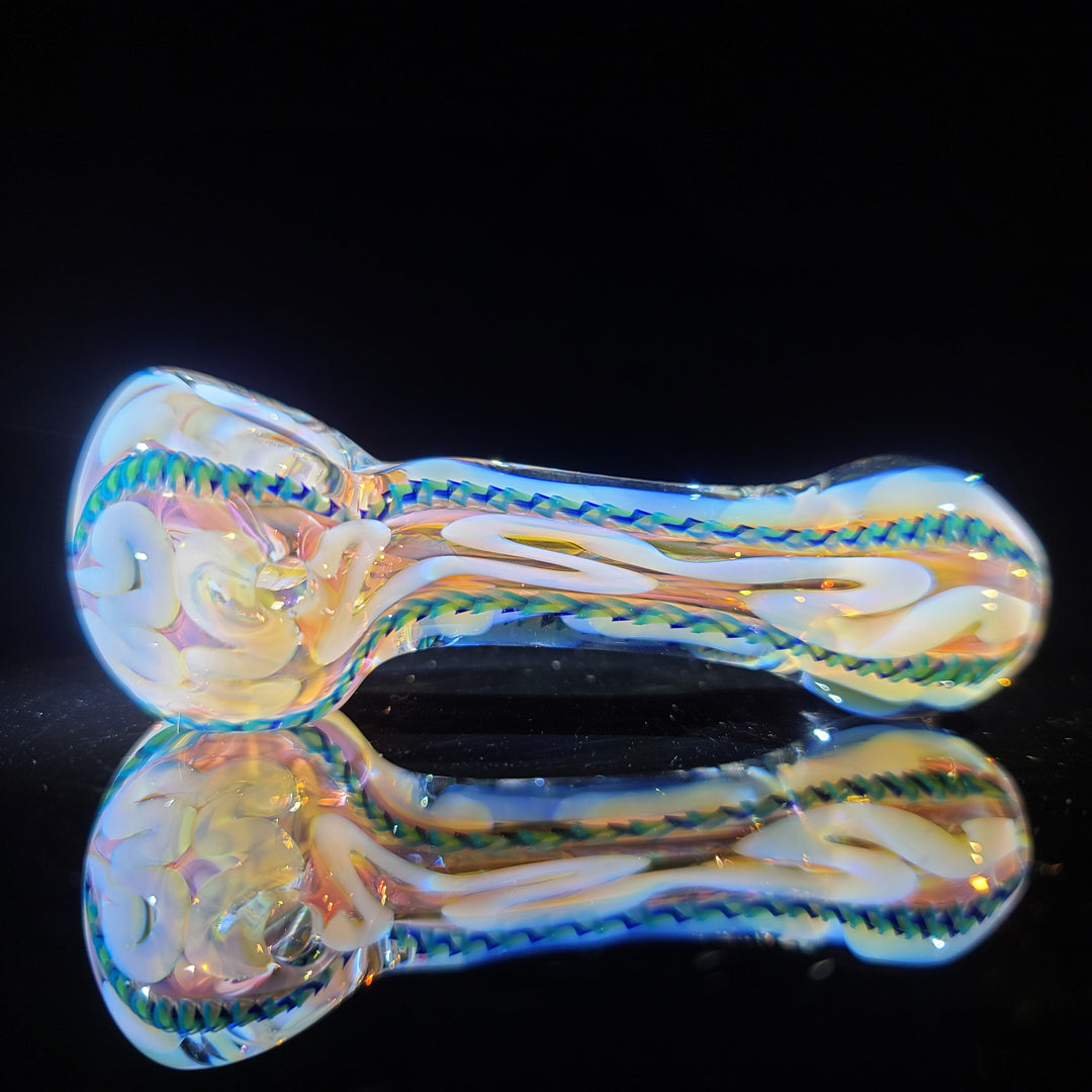 Color Inside Out Spoon Glass Pipe Tiny Mike   