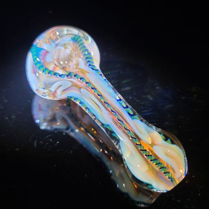 Color Inside Out Spoon Glass Pipe Tiny Mike   