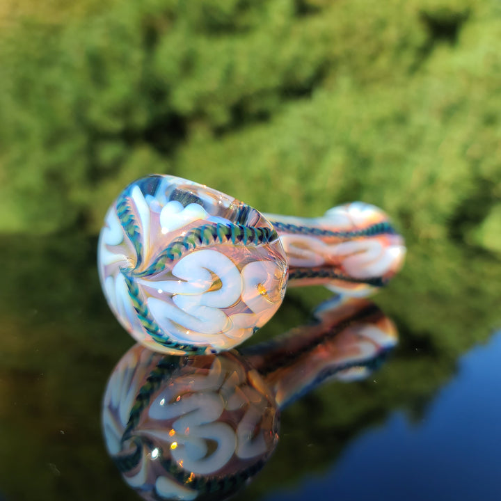 Color Inside Out Spoon Glass Pipe Tiny Mike   