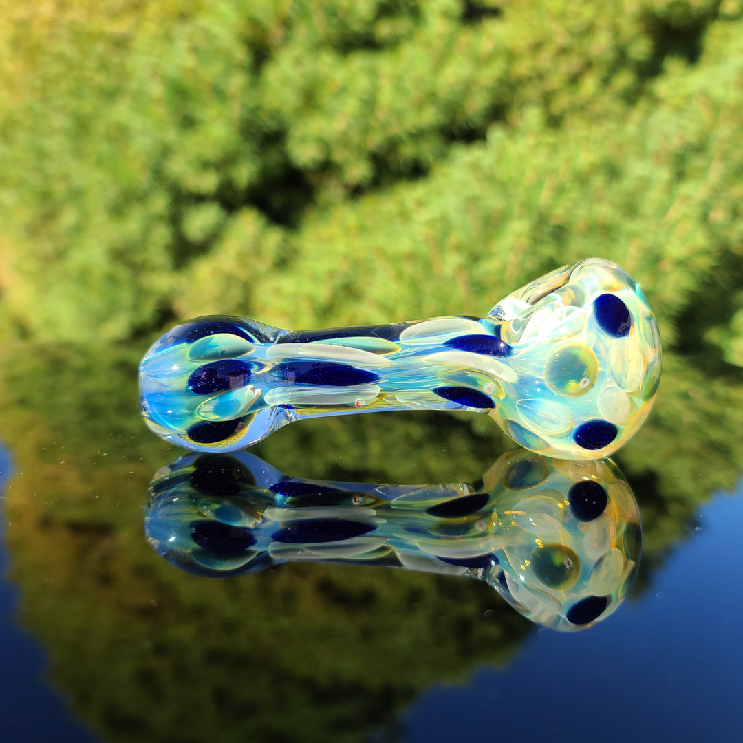 Moon Dot Spoon Glass Pipe Tiny Mike   