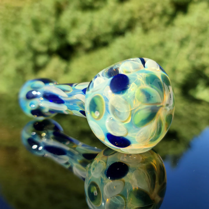 Moon Dot Spoon Glass Pipe Tiny Mike   