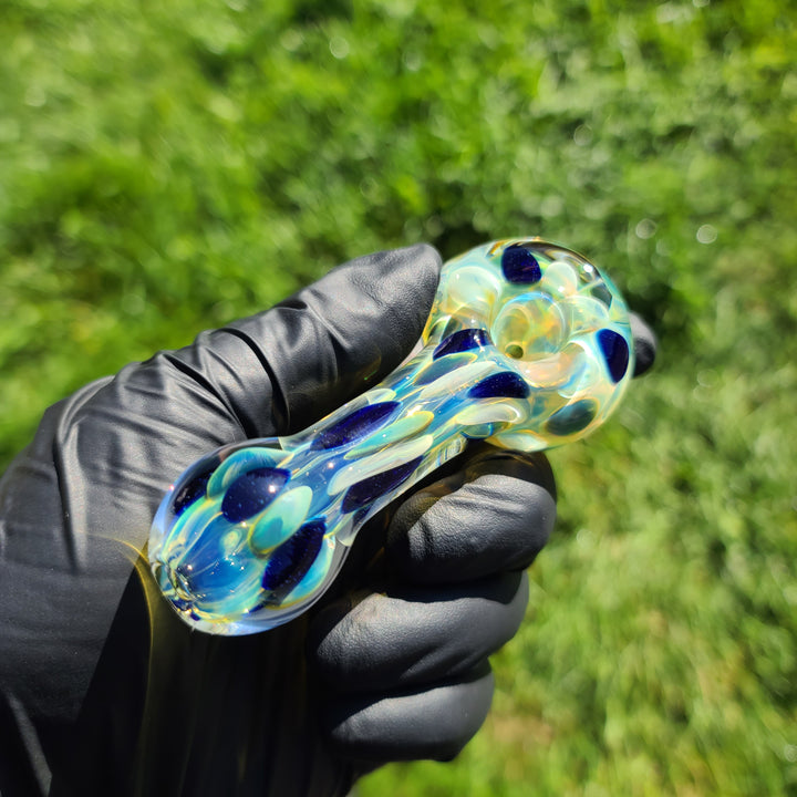 Moon Dot Spoon Glass Pipe Tiny Mike   