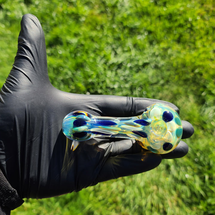 Moon Dot Spoon Glass Pipe Tiny Mike   