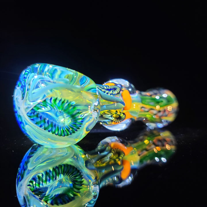 Color Inside Out Maria Spoon Glass Pipe Tiny Mike   