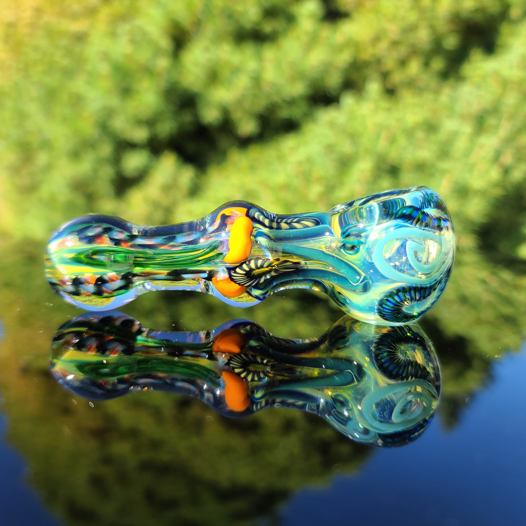 Color Inside Out Maria Spoon Glass Pipe Tiny Mike   