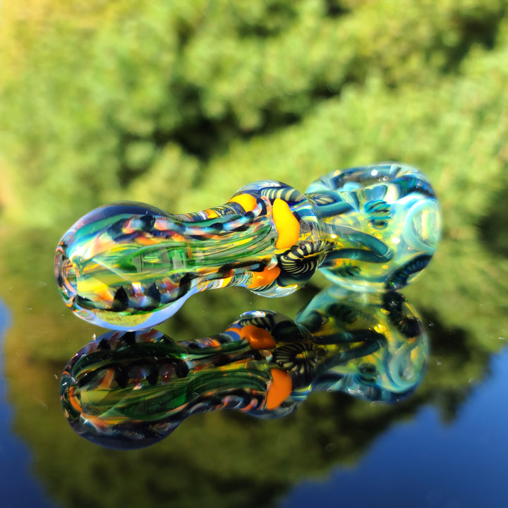 Color Inside Out Maria Spoon Glass Pipe Tiny Mike   