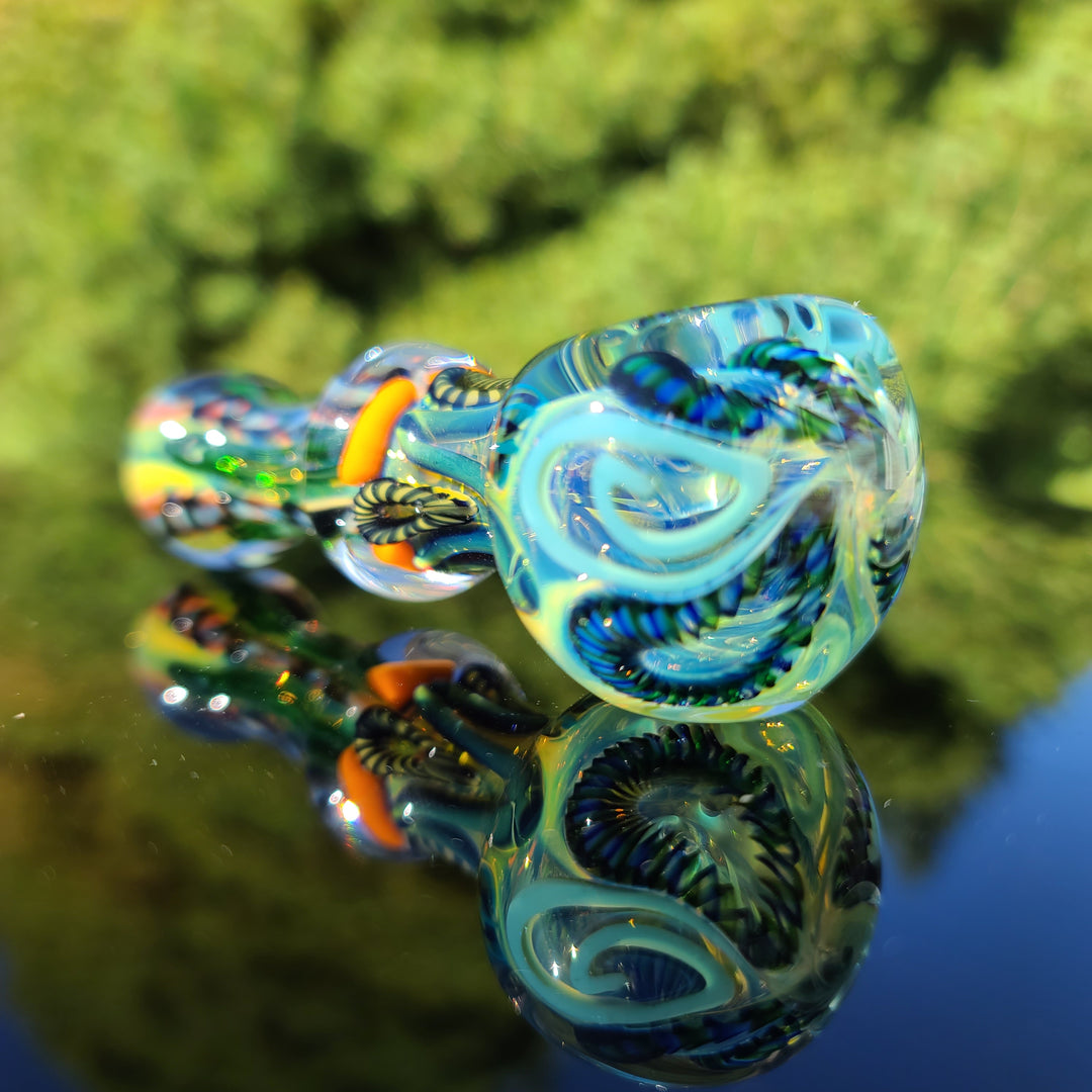 Color Inside Out Maria Spoon Glass Pipe Tiny Mike   