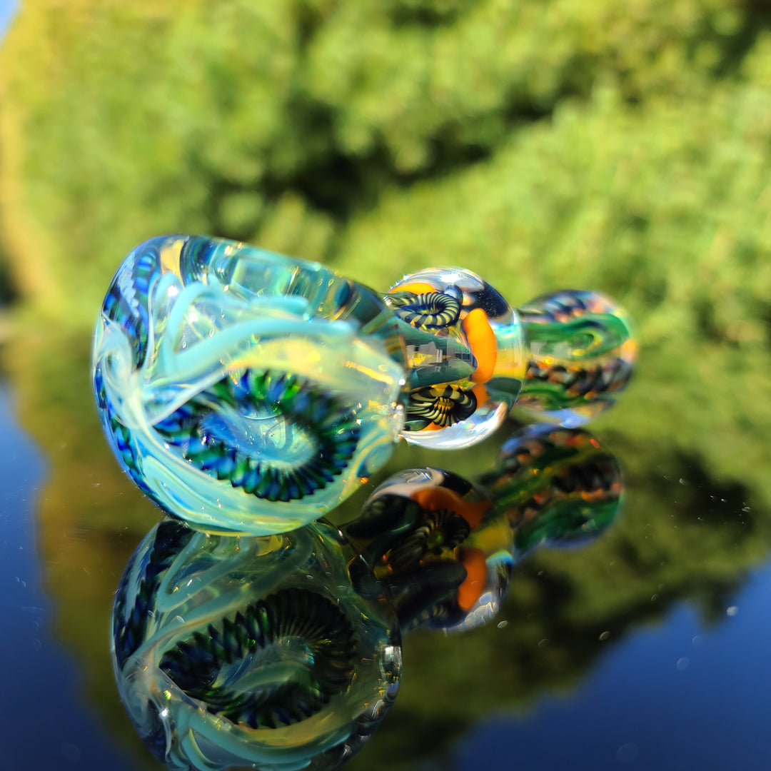 Color Inside Out Maria Spoon Glass Pipe Tiny Mike   