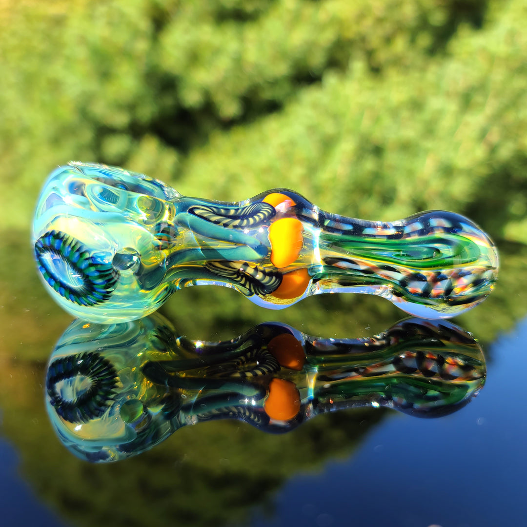 Color Inside Out Maria Spoon Glass Pipe Tiny Mike   