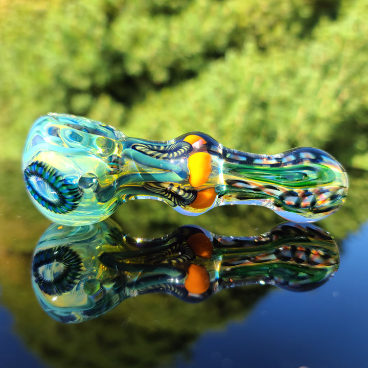 Color Inside Out Maria Spoon Glass Pipe Tiny Mike   