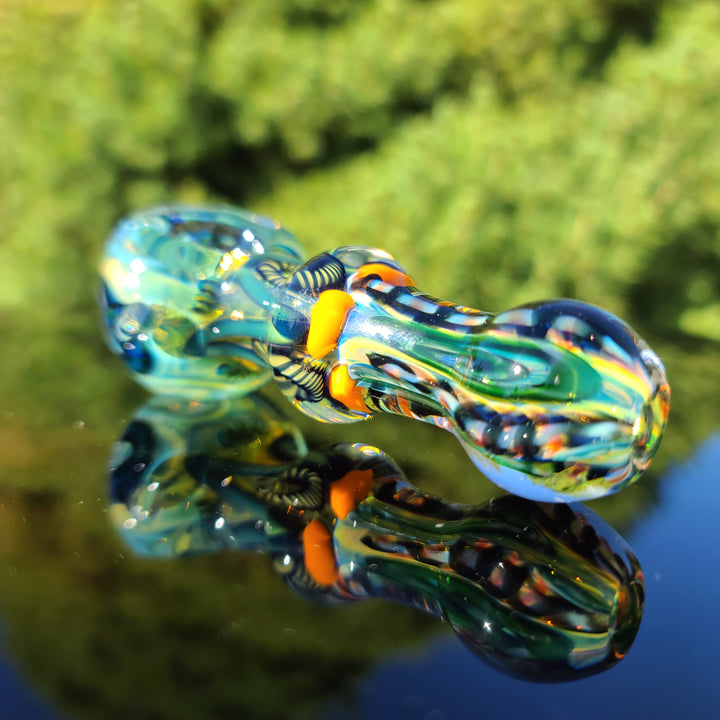 Color Inside Out Maria Spoon Glass Pipe Tiny Mike   