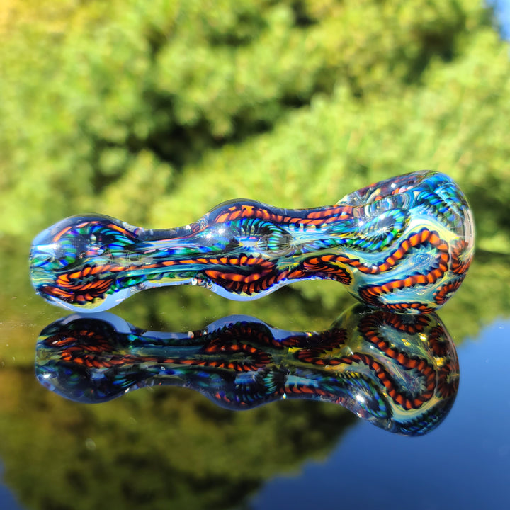 Color Inside Out Maria Spoon Glass Pipe Tiny Mike   