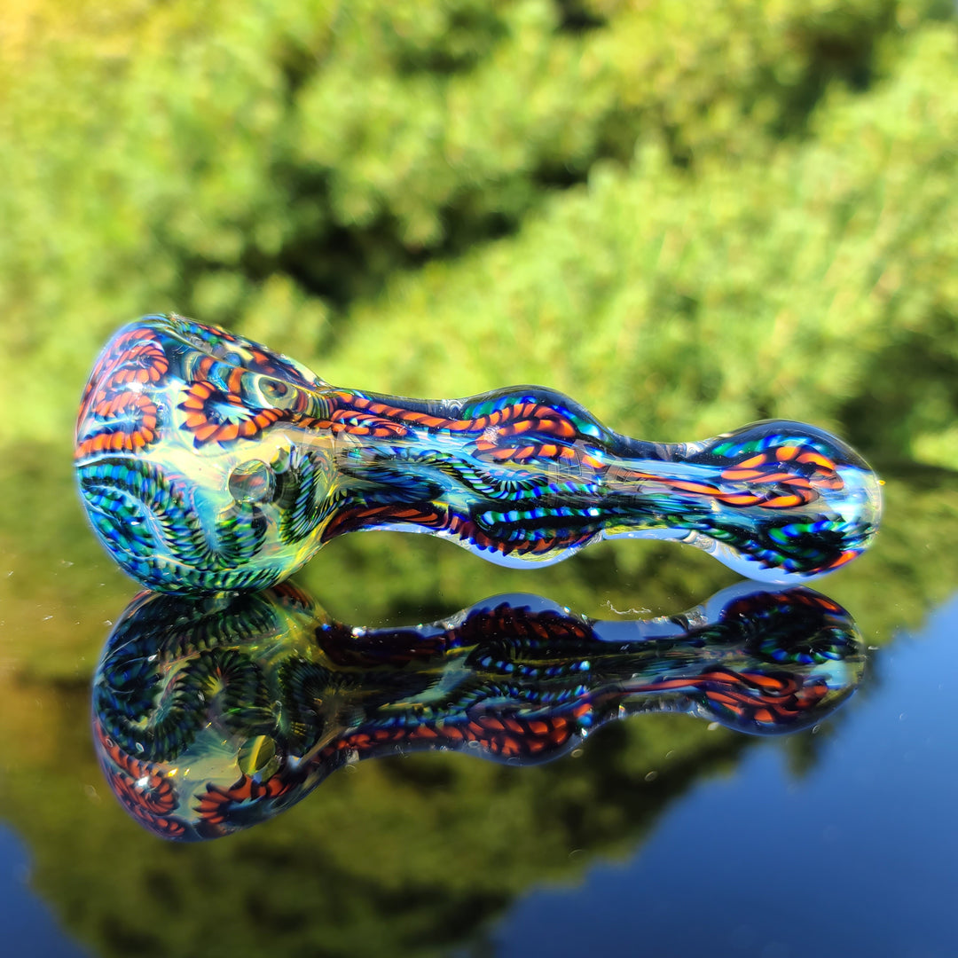 Color Inside Out Maria Spoon Glass Pipe Tiny Mike   