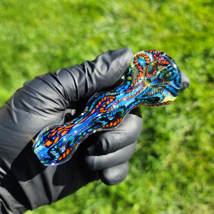 Color Inside Out Maria Spoon Glass Pipe Tiny Mike   