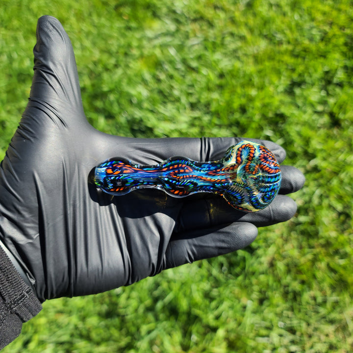 Color Inside Out Maria Spoon Glass Pipe Tiny Mike   