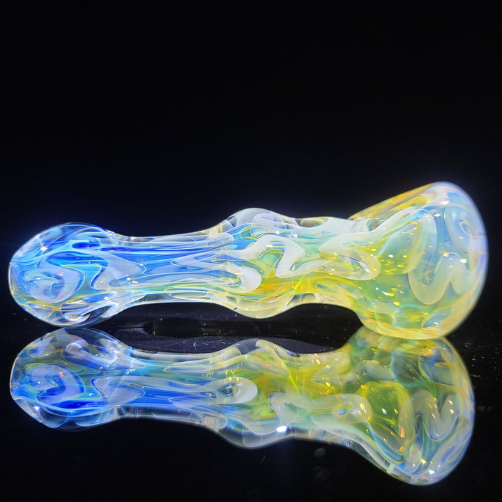 Large Ghost Flame Maria Pipe Glass Pipe Tiny Mike   